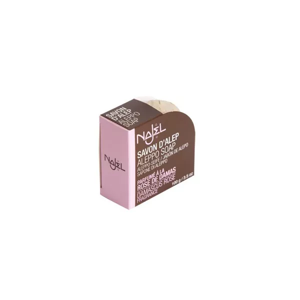 Savon d'Alep  parfum rose de damas 100 g Najel