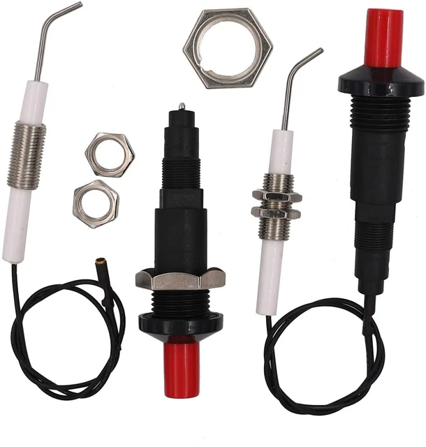 Piezo-ZüNder, 2 STÜCKE Propan-Druckknopf-GrillzüNder 1 aus 1 Piezo