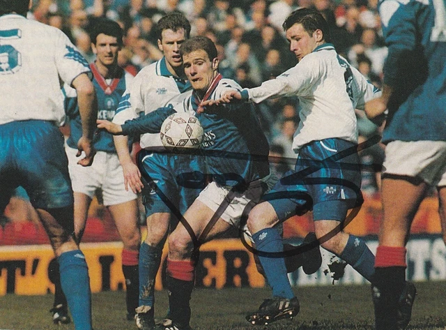 GORDON DURIE GLASGOW RANGERS CHELSEA TOTTENHAM HOTSPUR autograph signed picture