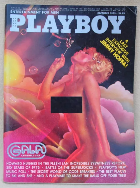 Vintage Playboy Men's Glamour Magazine Gala Christmas Issue December 1975