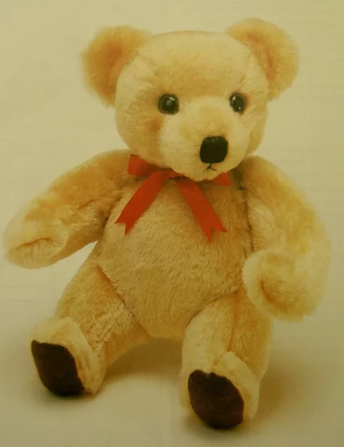 Sue Quinn's Edward The Teddy Bear - Vintage Stuffed Soft Toy Sewing Pattern Vgc
