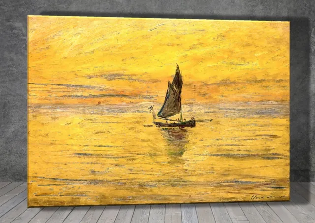Claude Monet  The Sailing Boat CANVAS PAINTING ART PRINT WALL 1663