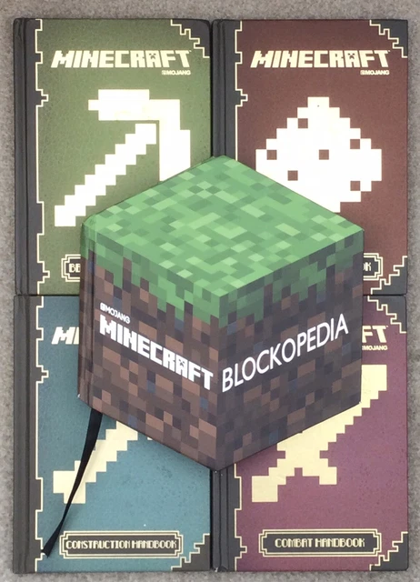 Minecraft Set: 5 Books - Beginners, Construction, Redstone, Combat & Blockapedia