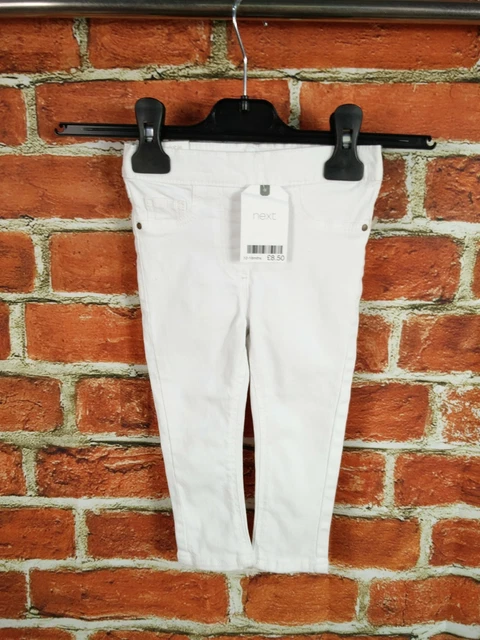 Pacchetto Bambine Età 12-18 Mesi Next Jeans Leggings Chino Plain Estate 86Cm 4
