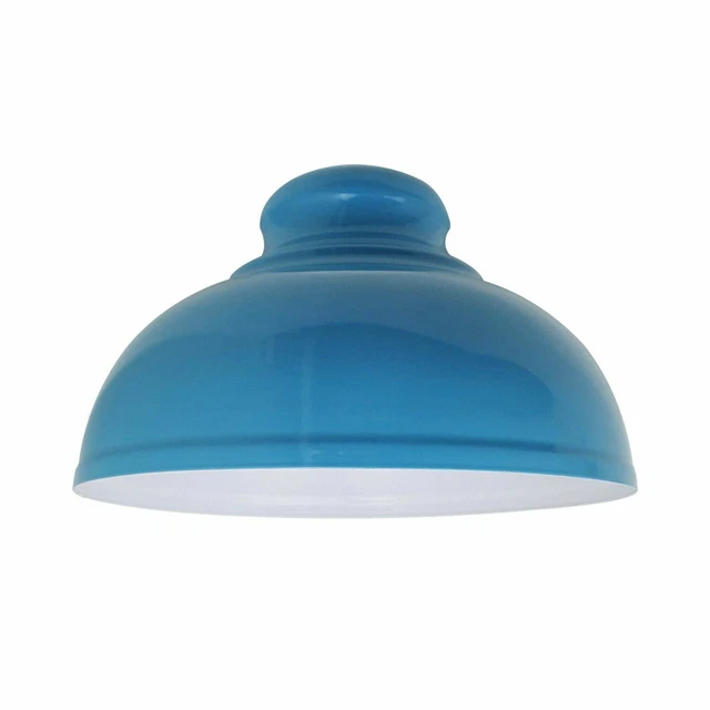 Ancienne Lampe Suspension Abat-Jour Design Industriel - Métal, Style Atelier - Neuf - E27
