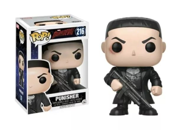Funko Pop! Marvel Daredevil: Punisher #216 Vinyl Bobblehead *Minor DB
