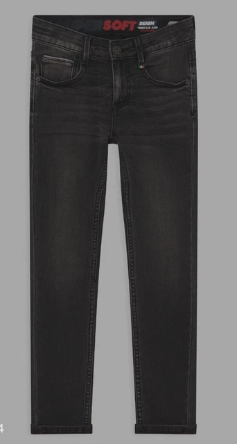 Vingino AMOS - Jeans Skinny Fit Vintage Black Kids Age 13 158 Rrp £54.99