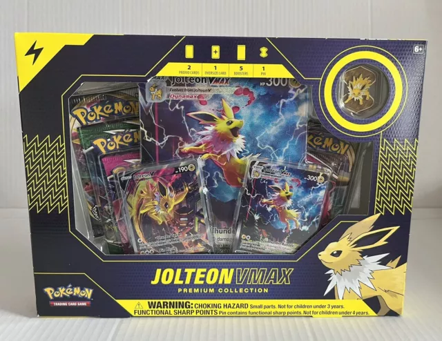Pokemon Jolteon VMAX Premium Collection Box - Brand New & Sealed UK Stock
