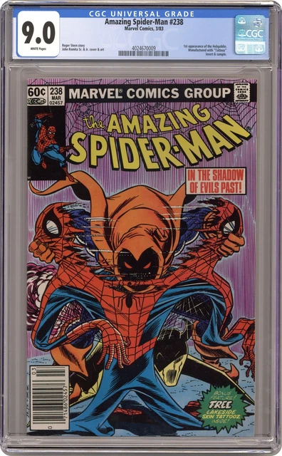 Amazing Spider-Man #238A Tattooz Included CGC 9.0 1983 4024670009 1st Hobgoblin