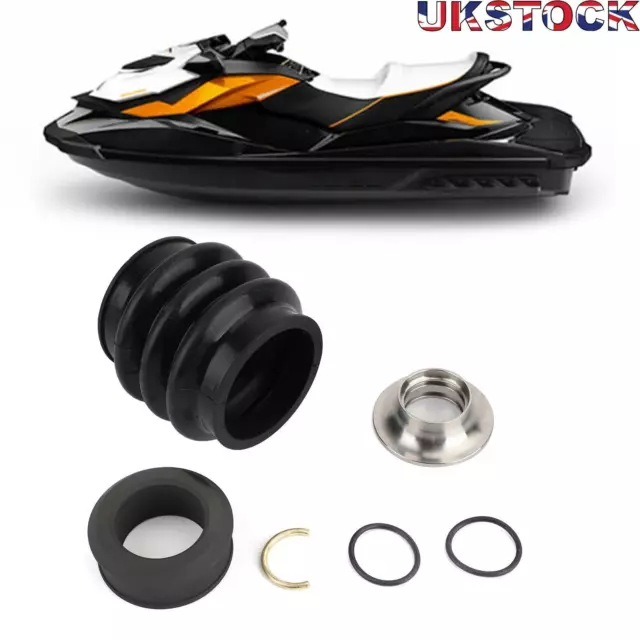 4-Tec Carbon Ring Seal Drive Line Rebuild Kit & Boot for Sea Doo RXP RXPX JW