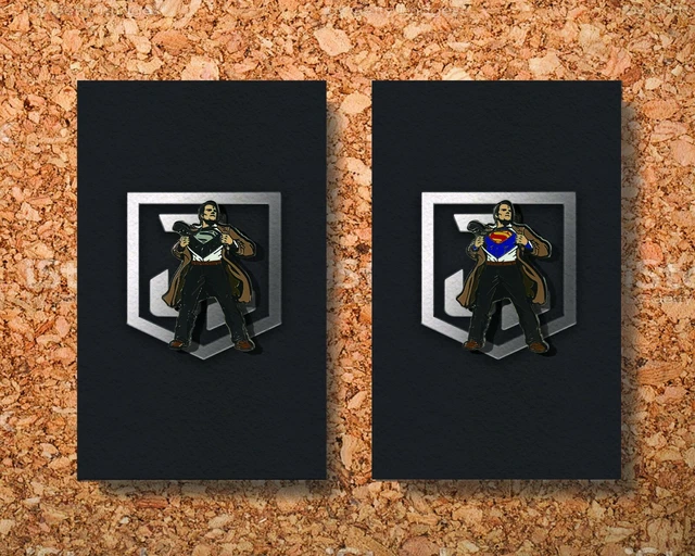 Clark Kent Superman Pin, Man Of Steel, Snyder Cut, DC Comics Enamel Pin