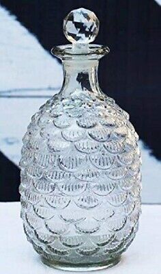 Vintage Whiskey Decanter Liquor Glass Bottle Wine Stopper Bar Scotch Bourbon Rum