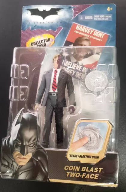 Mattel DC Comics Batman The Dark Knight Coin Blast Two-Face Action Figure NEW