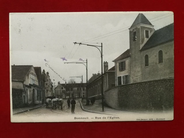 CPA 94 BONNEUIL - Rue de l'Eglise