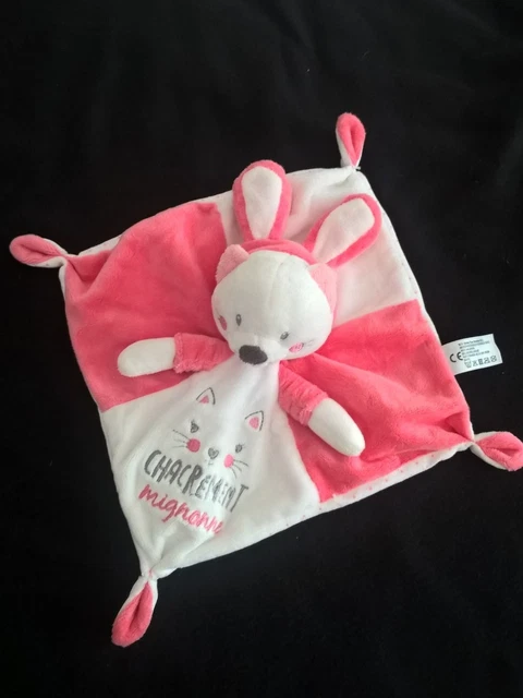 Doudou Plat Chat Deguise En Lapin "Simba Toys" Brode Chacrement Mignonne Neuf