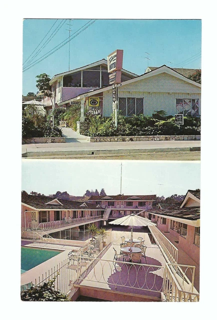 Santa Barbara, Calif. Ca. Tropicana Manor Motel Old Vintage Postcard