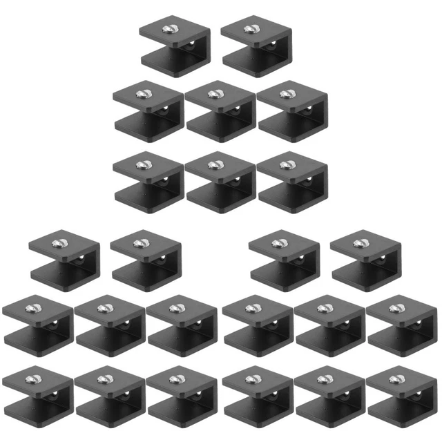 24 Pcs Glas Regal Glas Regal Clips Schwimm Glas Regal Klammern