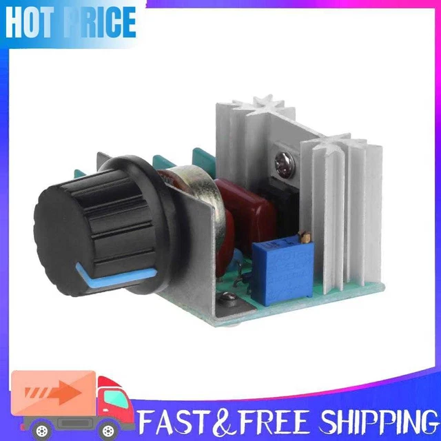 Electronic 2000W Imported Thyristor Dimmer Speed Temperature Regulator