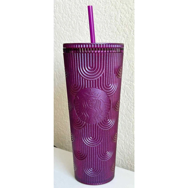 STARBUCKS SPRING 2024 PURPLE Pearl Shell Mermaid Siren Scales Venti