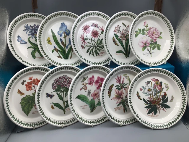 Portmeirion Botanic Garden Salad / Side Plate 21.5cm (8.5") - NEW DESIGNS ADDED