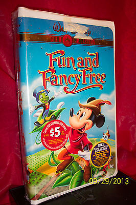 FUN AND FANCY Free (VHS 2000 Gold Collection Edition) BRAND NEW