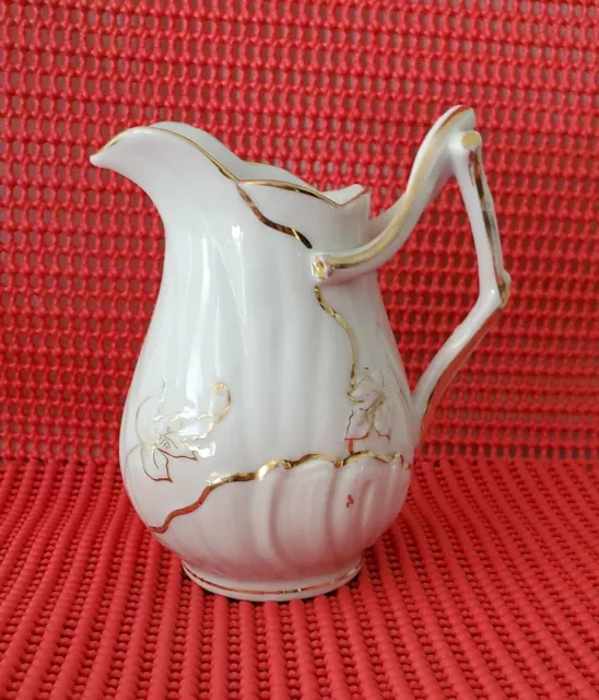 Antique Old Paris porcelain china Cream Pitcher/Creamer