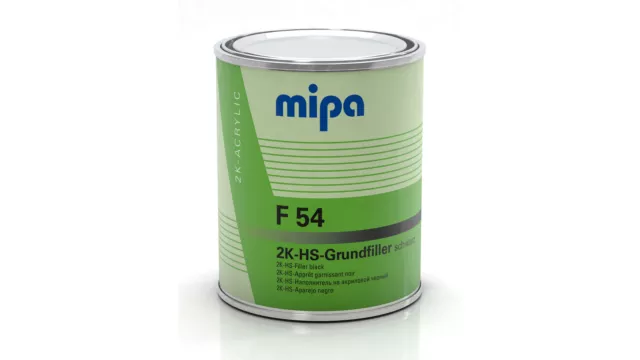 Mipa 2K-HS-Grundfiller F 54 - schwarz Autoreparaturlackierung Füller (1L)