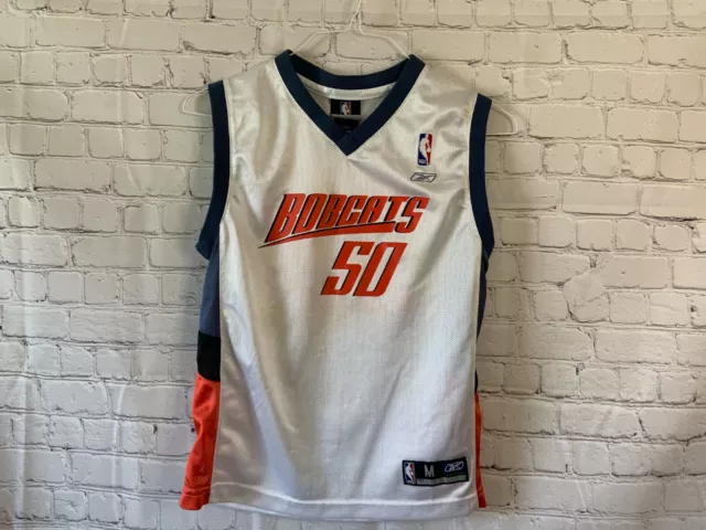 LOT OF 2 MENS XL CHARLOTTE BOBCATS JERSEYS RAYMOND FELTON SEAN MAY REEBOK  42 20