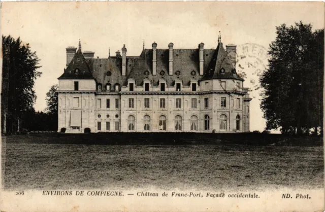 CPA AK Env. de COMPIEGNE - Chateau de Franc-Port Facade occidentale (423844)