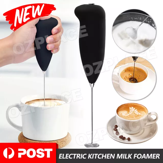 BLUE FROTHER ELECTRIC Milk Mixer Drinks Foamer Coffee Eggs Whisk Stirrer  Lot A5 $7.47 - PicClick AU