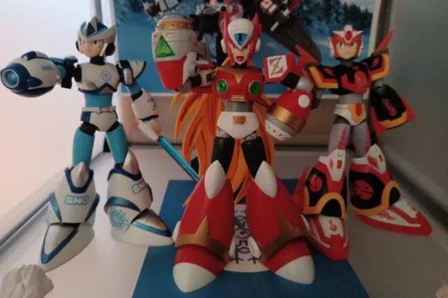 Kotobukiya Mega Man X Bundle 1/12 Painted Model Kits - Zero, Force, Second Armor