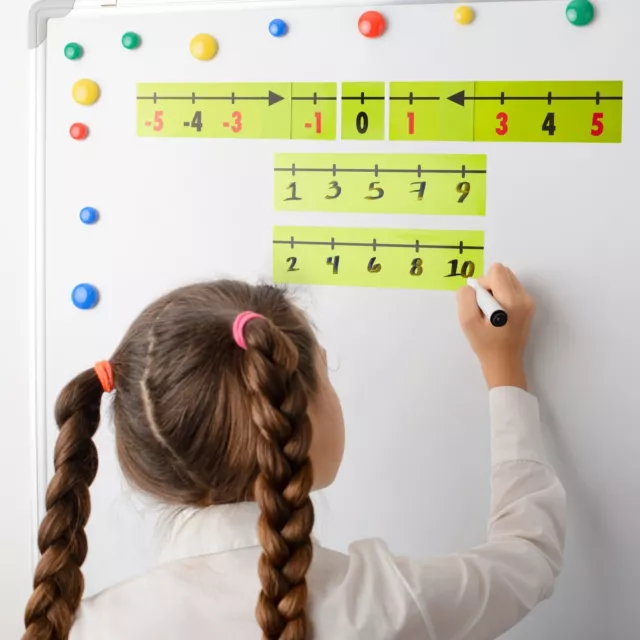 Set of 37 Pieces Magnetic Number Line for Classroom, -40 to 200 Magnetic Numbers 2