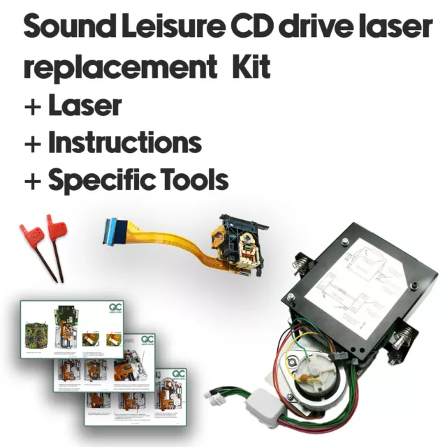 Sound leisure Jukebox CD Drive Laser Repair Kit - CD Pro Philips Sound leisure Jukebox CD Drive Laser Repair Kit - CD Pro Philips