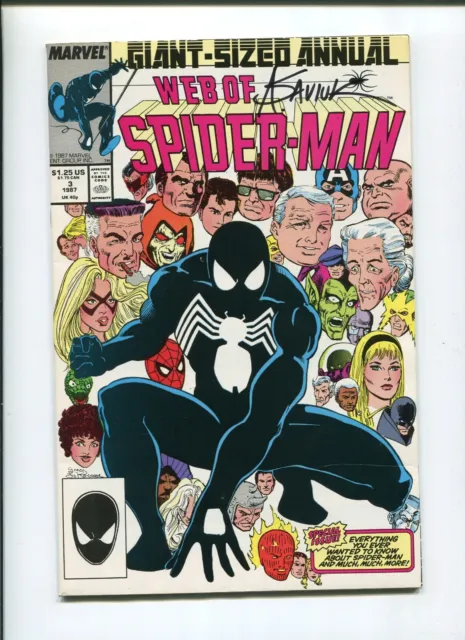 Web Of Spiderman #3 Annual (9.2) Signed! 1987