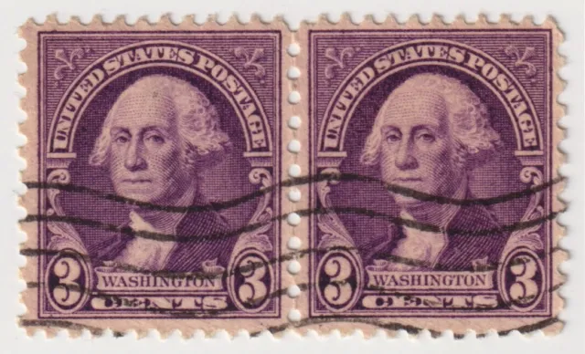 1932 USA - George Washington - Pair 3 Cent Stamps