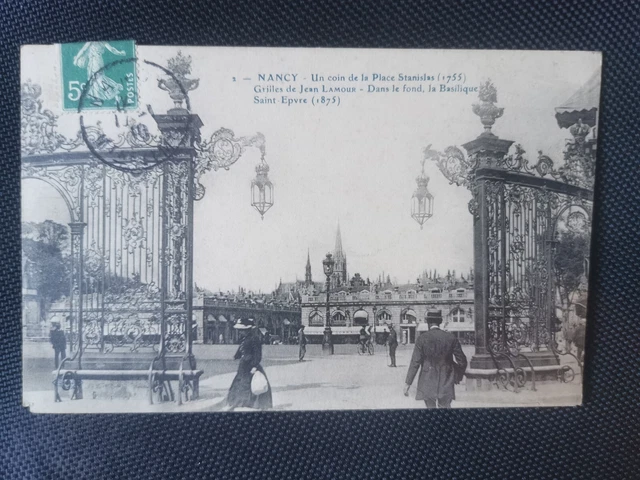 CPA 54 NANCY - Un Coin de la Place Stanislas - Grilles de Jean Lamour