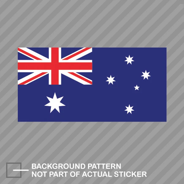 AUSTRALIA FLAG KANGAROO Decal Australian Aussie Roo Vinyl Sticker RH 
