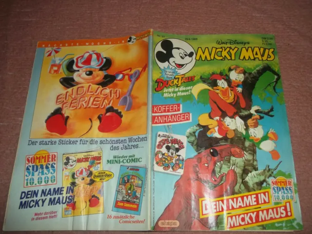 Micky Maus***Comic***Heft***Nr.27 Vom 29.06.1989