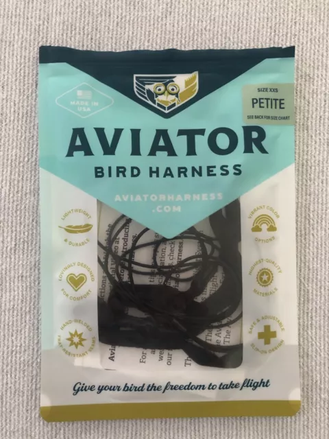 AVIATOR Bird Harness & Leash - Size Petite (XXS)