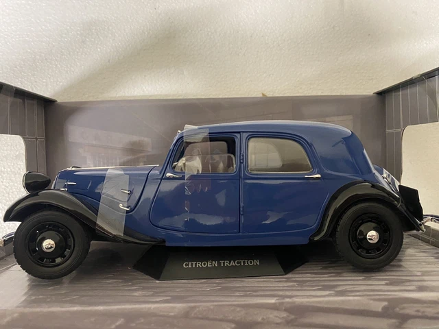 Solido Citroën Traction 11CV 1937 Échelle 1:18 Voiture Miniature - Noire...