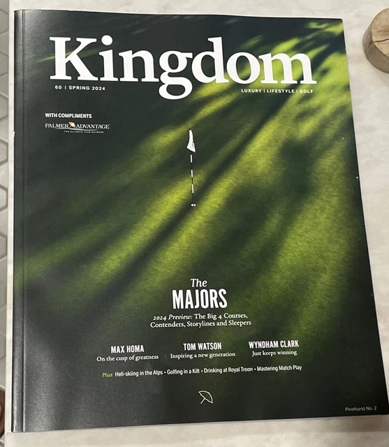 KINGDOM MAGAZINE ARNOLD Palmer Golf SPRING 2024 60 The MAJORS Issue