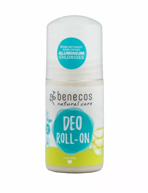 BENECOS Natural Aloe Vera Desodorante - sin Aluminio - Vegano