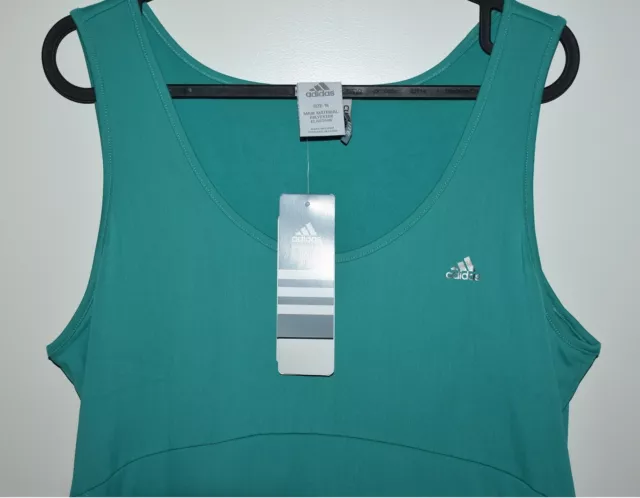 ADIDAS PERFORMANCE CLIMALITE Women's LM Slim Tank SIZE 16 Brand New with Tags 2