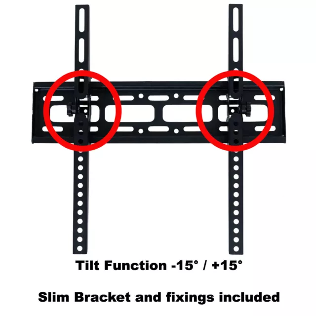 Tv Wall Bracket Mount Tilt Lcd Led Plasma 28 30 32 40 42 50 Upto 65 Inch Sony Lg 3