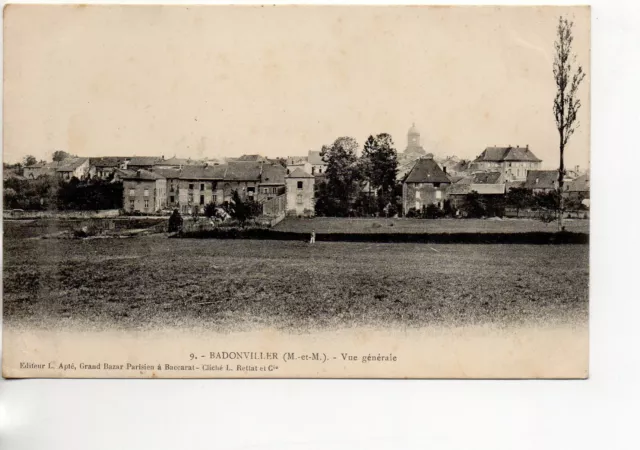 BADONVILLER - Meurthe et Moselle - CPA 54 - vue generale avant guerre