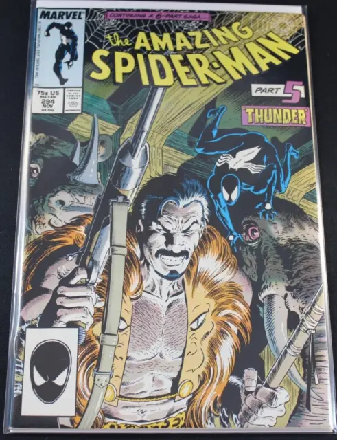 Amazing Spiderman 294 Kraven's Last Hunt Pt. 5 Zeck Art Comic VF