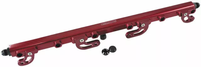 Aeroflow Fuel Rail Kit Red FOR Ford FG 6 Cylinder