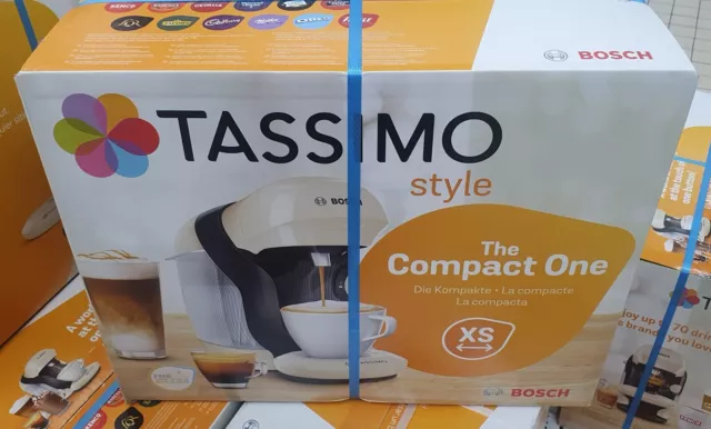 Machine à café multi-boissons compacte Tassimo Style BOSCH TAS1107- Vanille