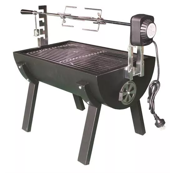 Spit Roaster Rotisserie BBQ Full Size Charcoal Grill Quality Heavy Duty