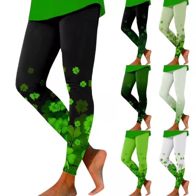 Leggings For Women Fashion Workout Out Leggings St Pa Day Print Color Block